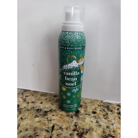 Bath & Body Works Skincare Vanilla Bean Noel Shimmer Fizz Body